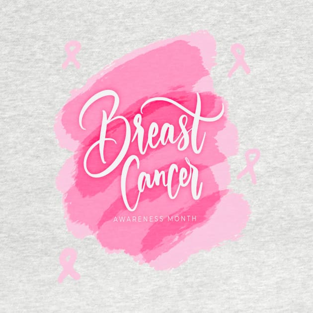 In October We Wear Pink Breast Cancer Awareness Survivor by Goods-by-Jojo